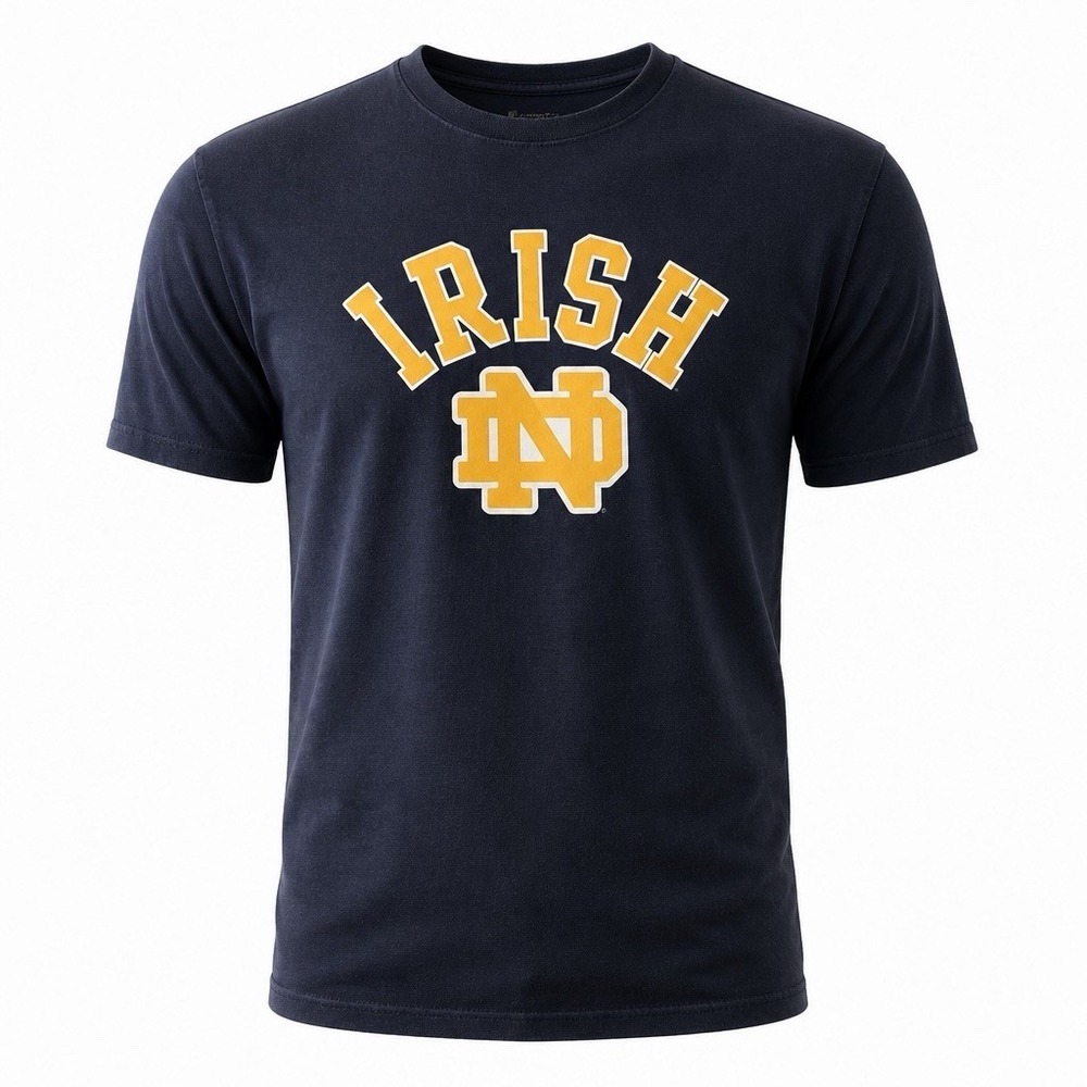 Notre Dame Fighting Irish Champion Tee XL Navy ND Logo Graphic